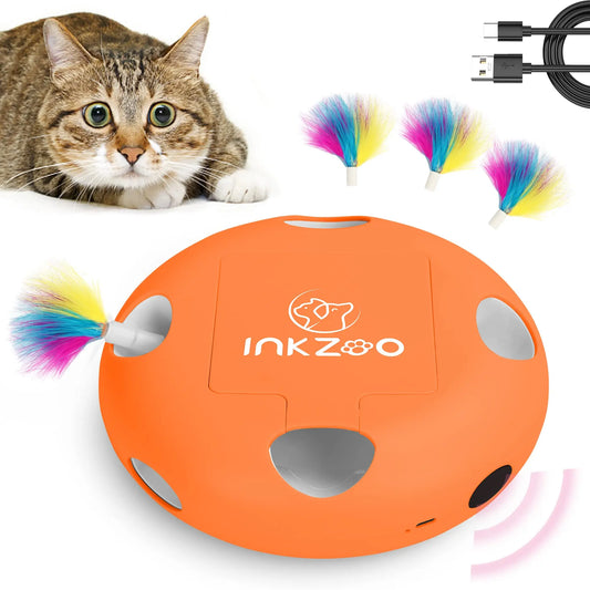 Cat Toys, Interactive Cat Toys for Indoor Cats, Ultra Fun Smart Interactive Kitten Toy, Automatic 7 Holes Mice Whack-A-Mole